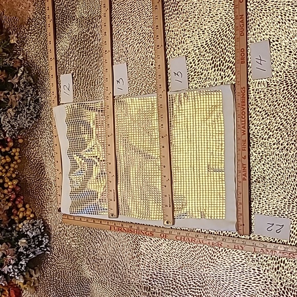 HKR Collection Metallic Gold Polka Dot Tank/Tube/Tunic Top Size: M - Picture 8 of 9